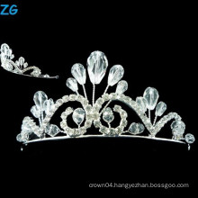 Stylish A Level Crystal small princess tiara crystal beauty Pageant tiaras